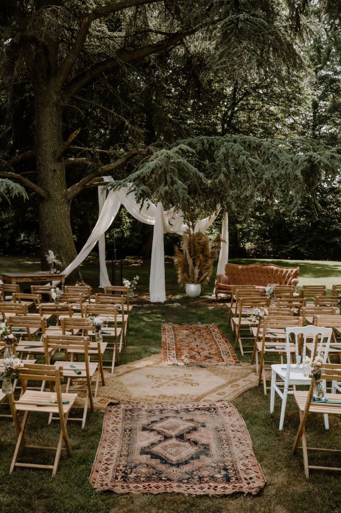 Backdrop voor bruiloft